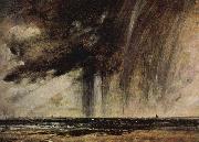 John Constable Constable Seascape Study with Rain Cloud c.1824 oil on canvas